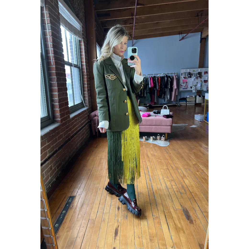 The Military Blazer - Olive Green - Image 10