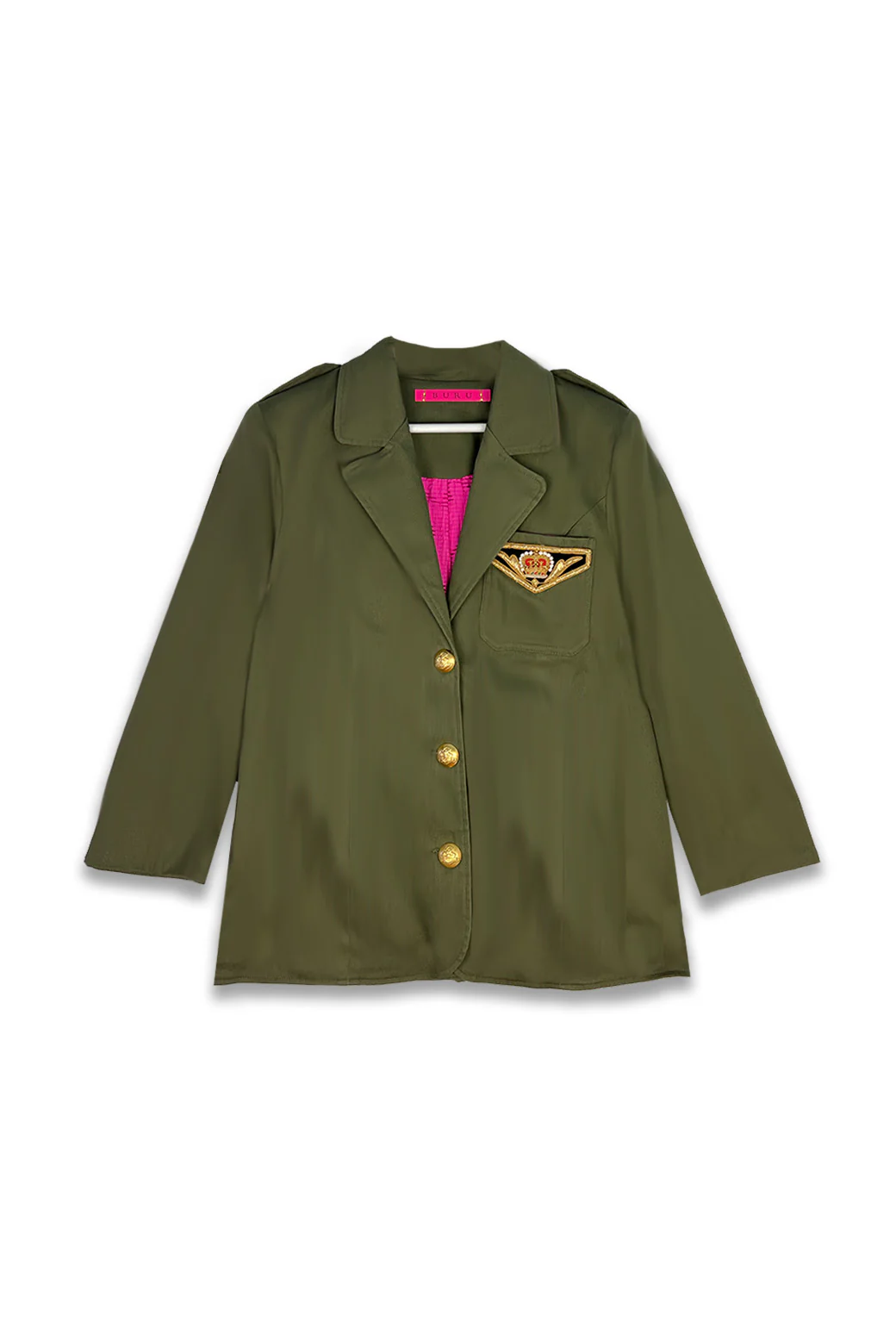The Military Blazer - Olive Green - Image 4