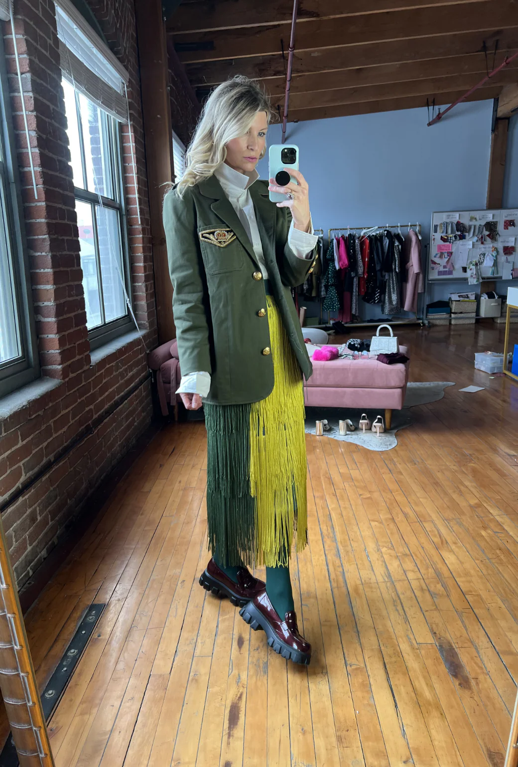 The Military Blazer - Olive Green - Image 5