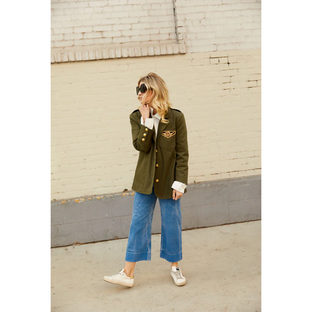 The Military Blazer - Olive Green - Image 7