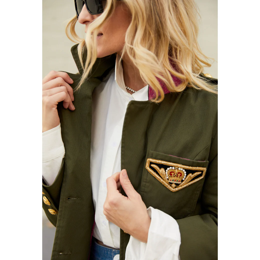 The Military Blazer - Olive Green - Image 8