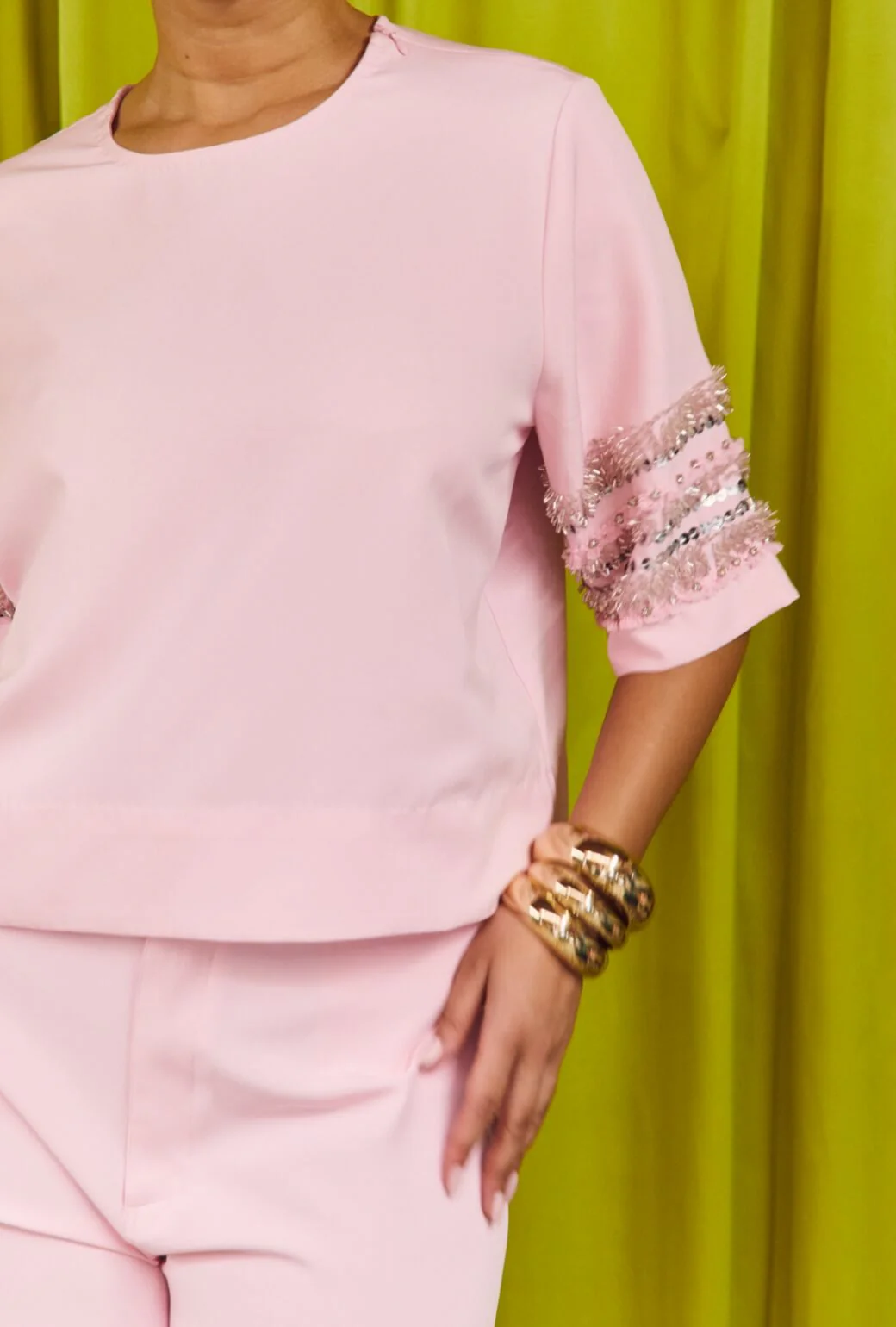 The Nea Top - Ballet Pink - Image 3