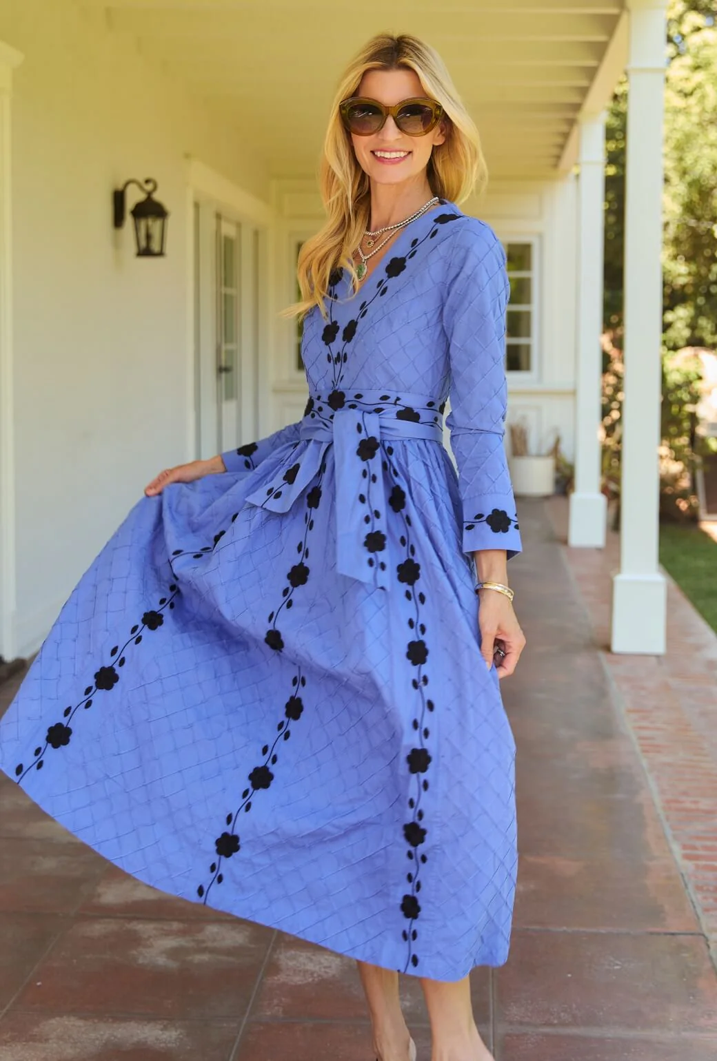 The Nicolette Dress - Periwinkle - Image 6