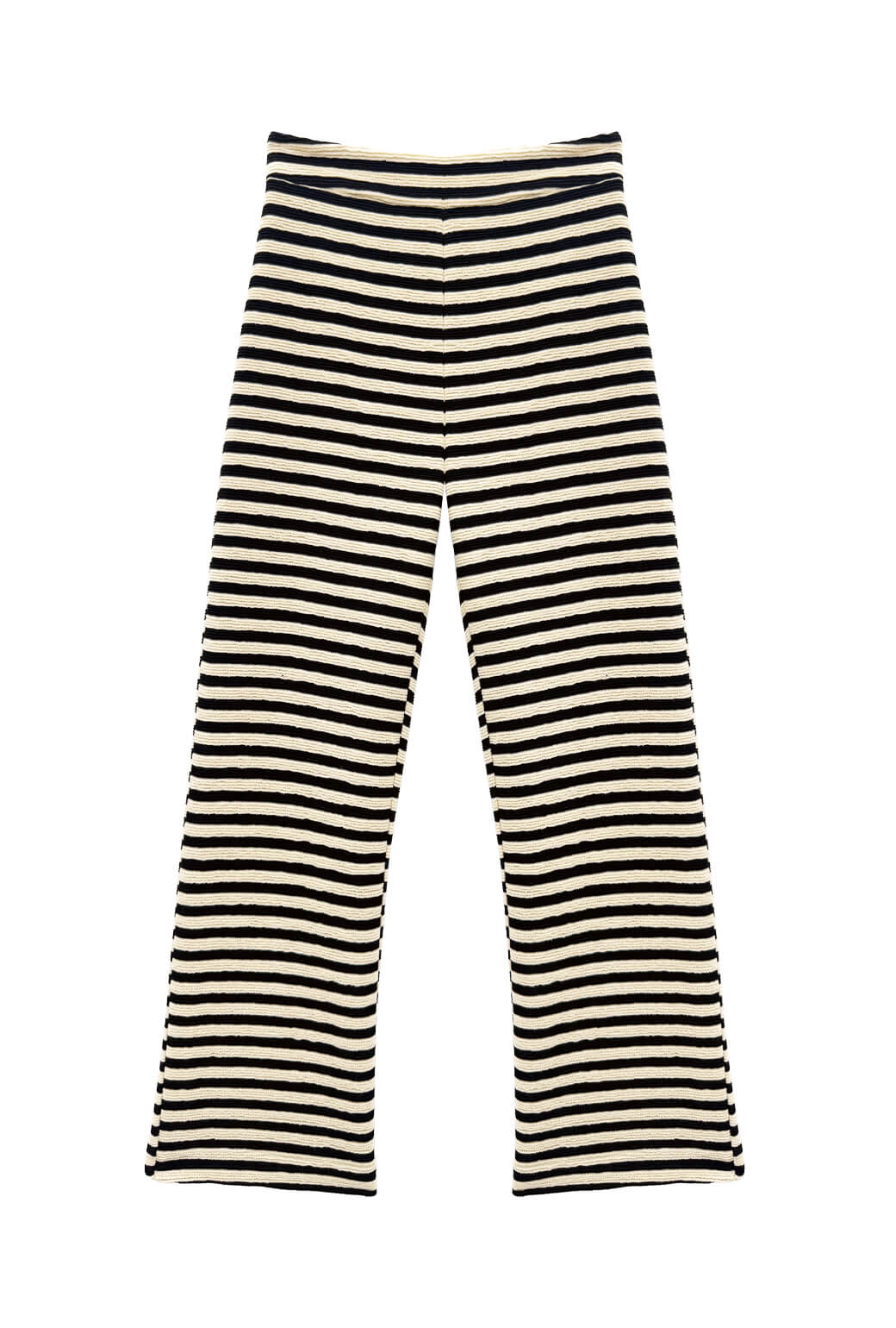 The Paley Pant - Black Striped Terry - Image 3