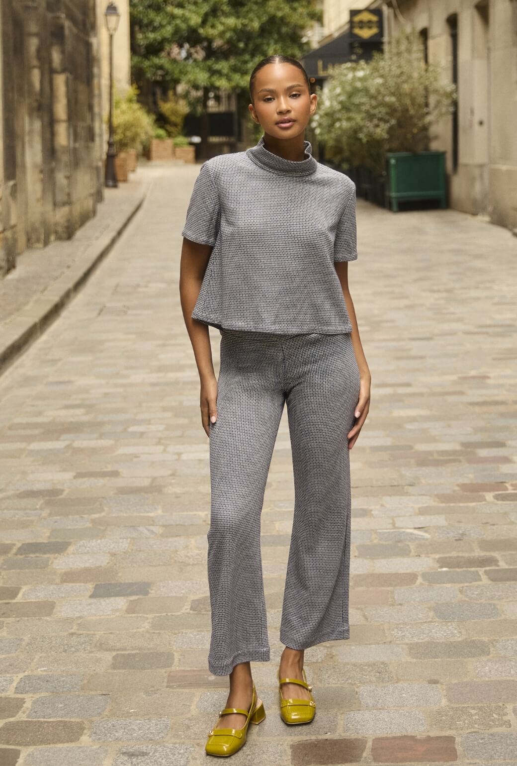 The Paley Pant - Navy Knit