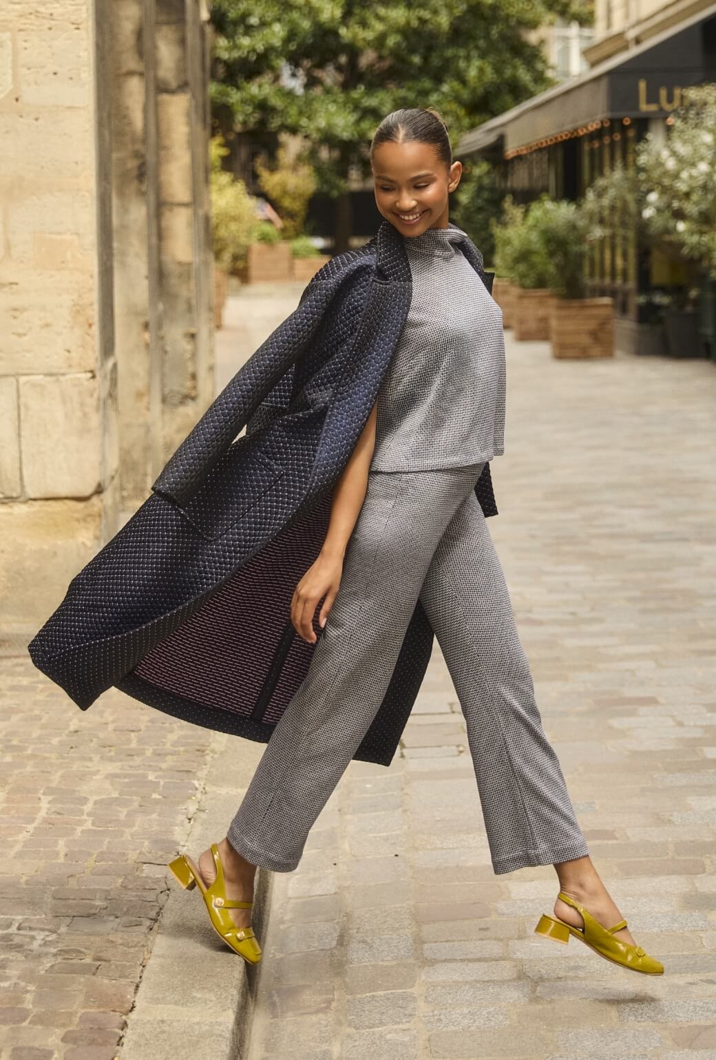 The Paley Pant - Navy Knit - Image 5