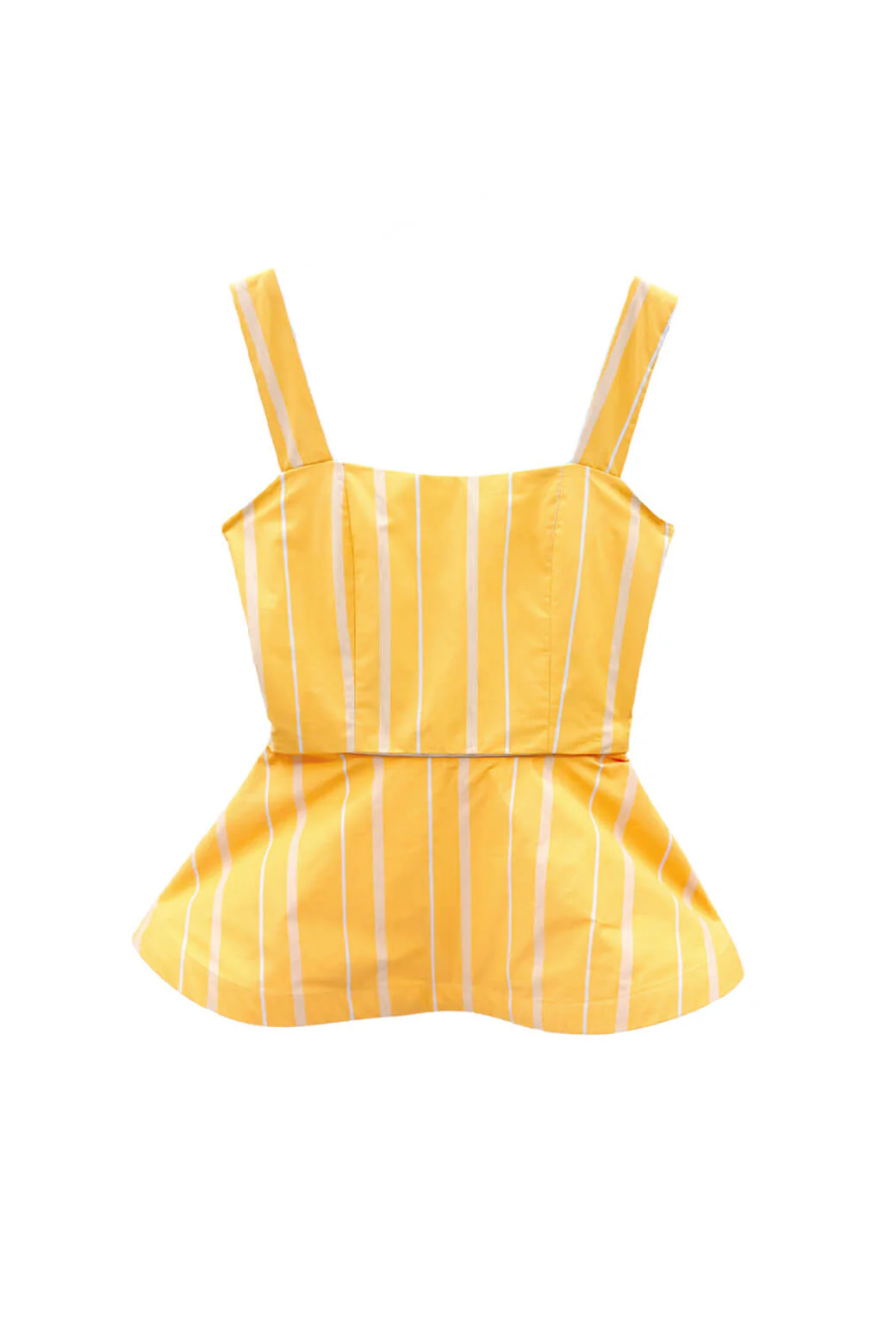 The Peplum Bustier -Clementine Stripe - Image 3