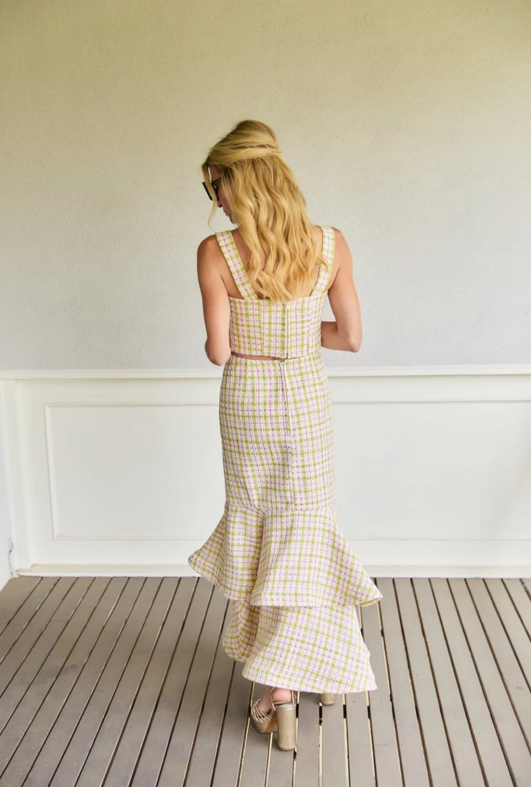 The Peplum Bustier - Spring Tweed - Image 5