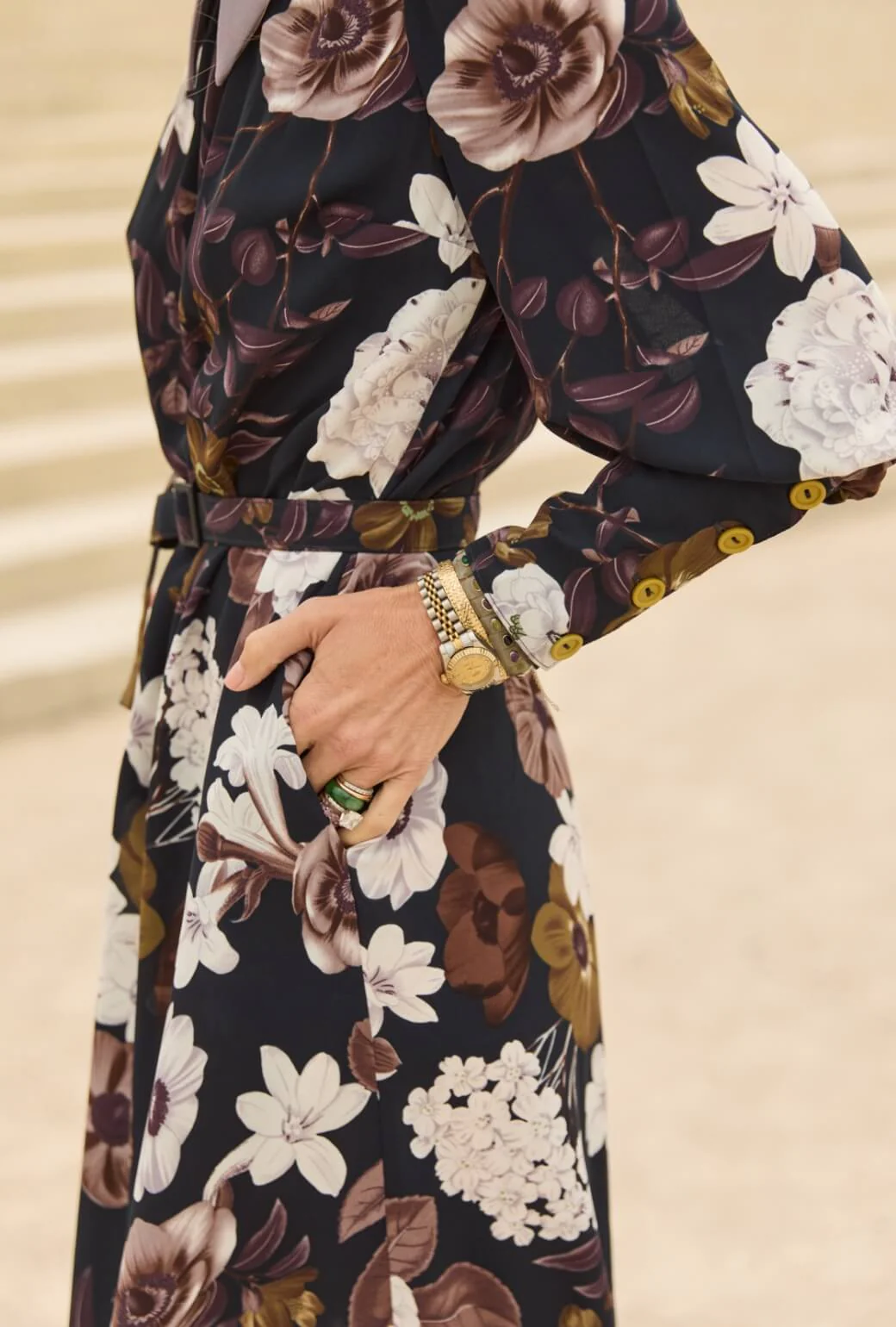 The Skipper Dress Maxi - Fall Floral - Image 4