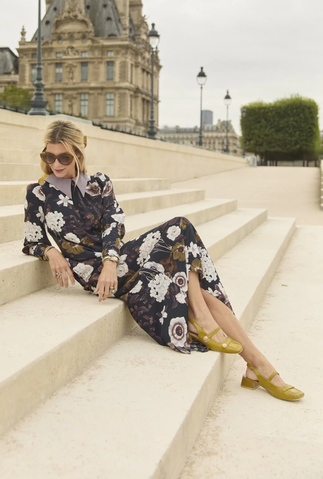 The Skipper Dress Maxi - Fall Floral - Image 6