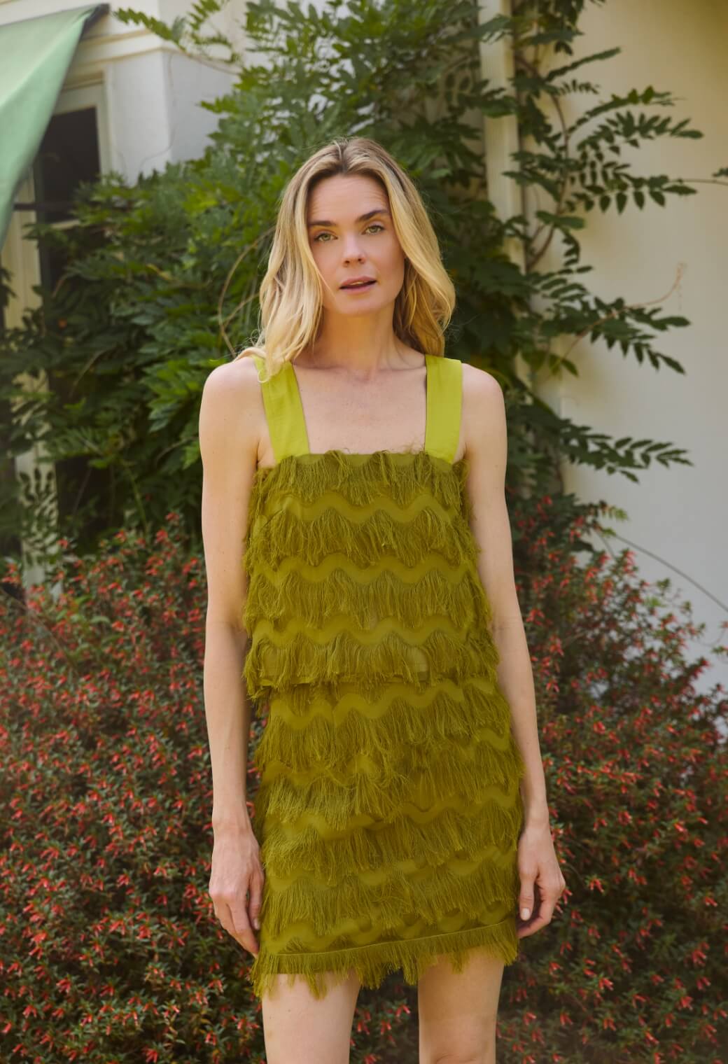 The Slim Top - Moss Fringe - Image 6