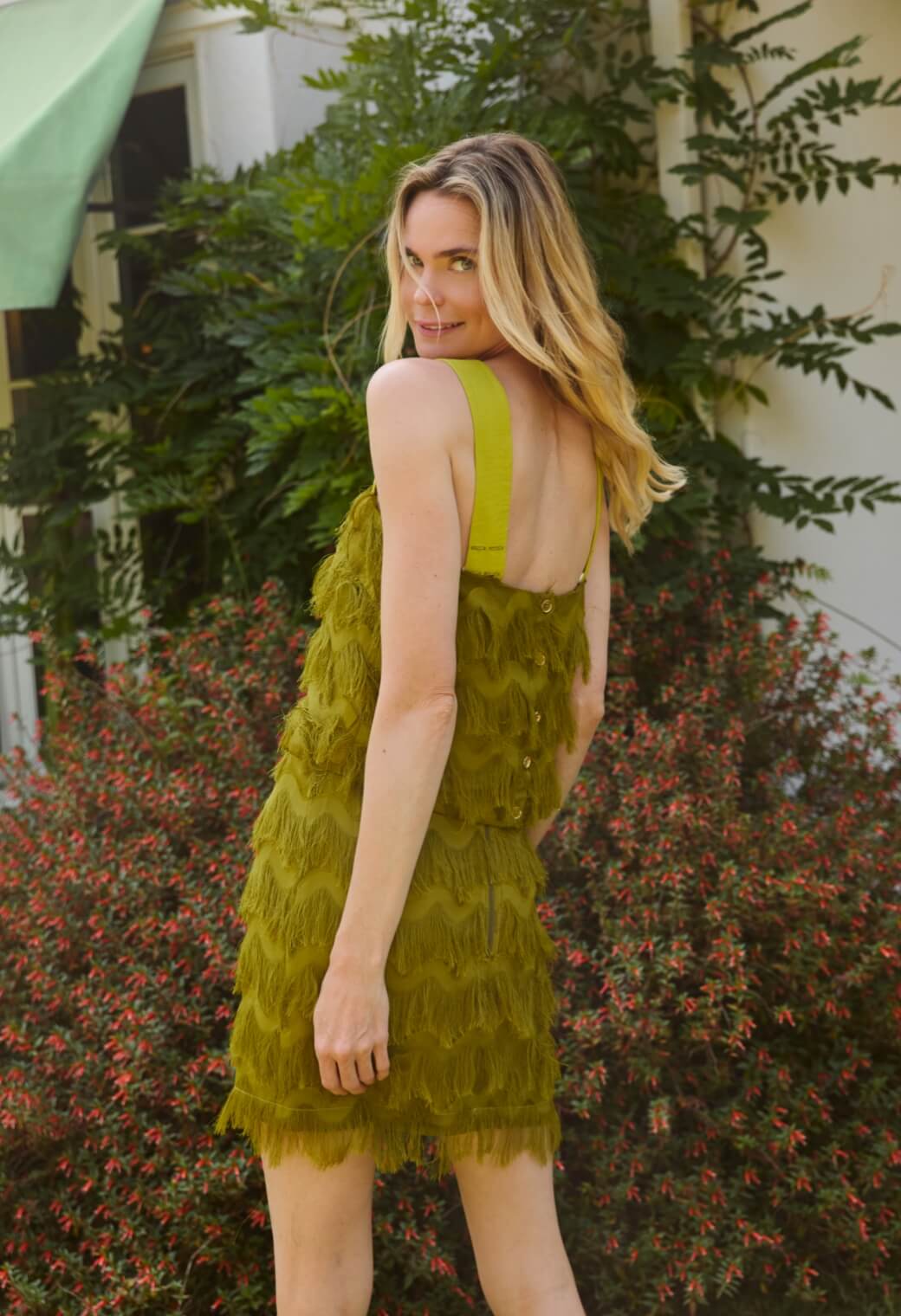 The Slim Top - Moss Fringe - Image 7