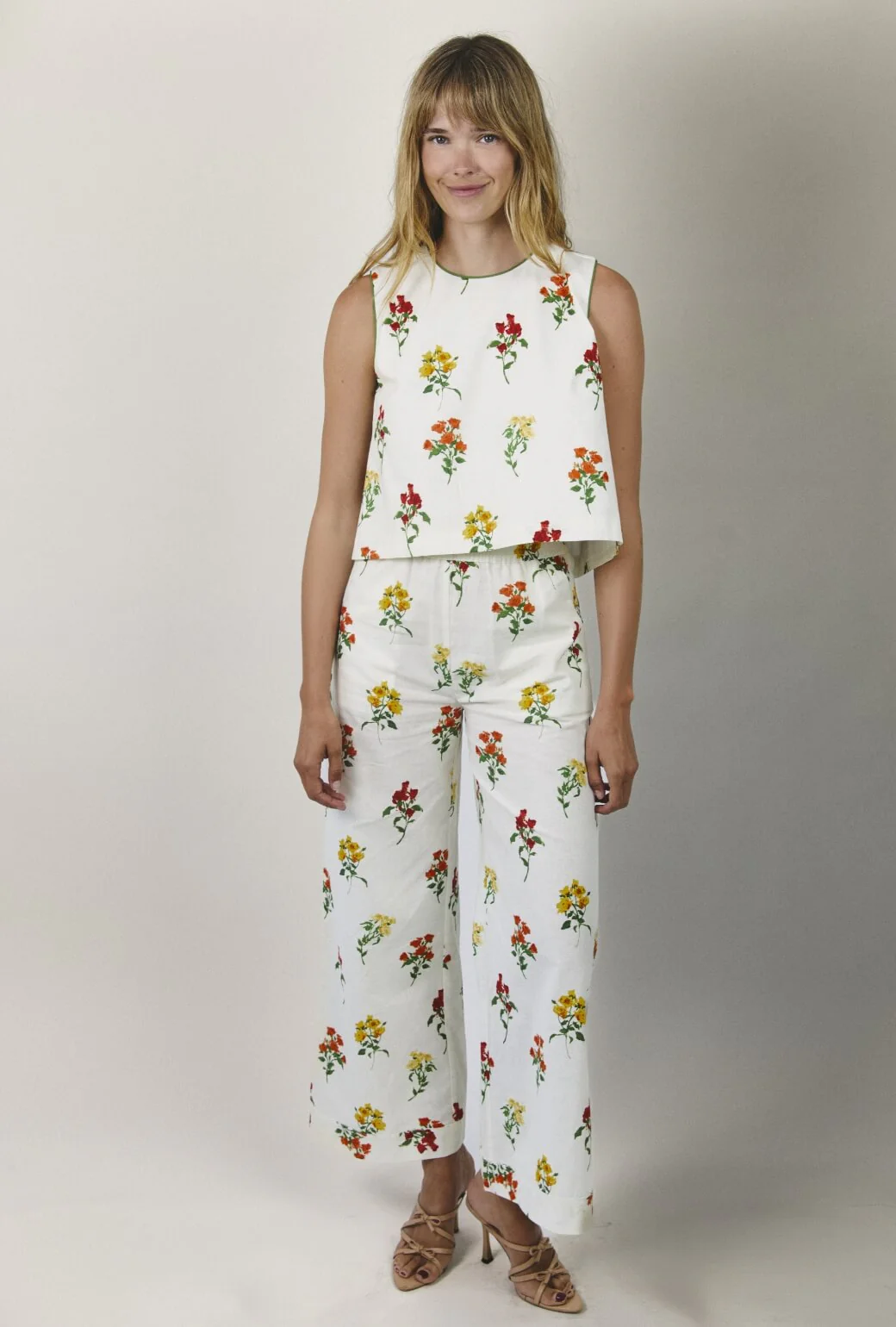 Wide Leg Trousers - Knockout Rose - Image 2