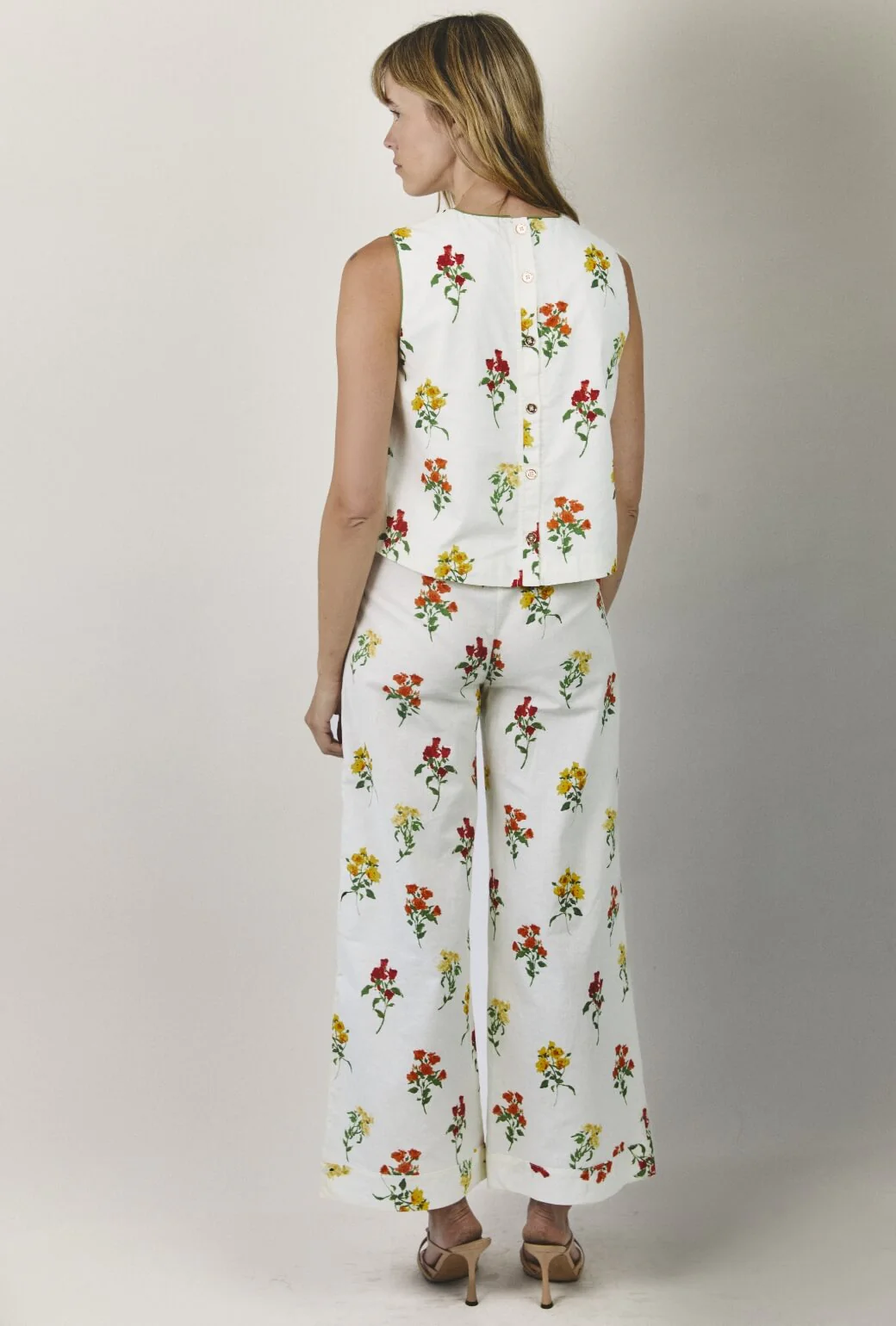 Wide Leg Trousers - Knockout Rose - Image 3